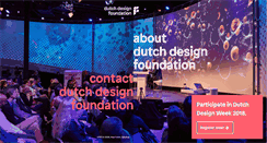 Desktop Screenshot of dutchdesignfoundation.com